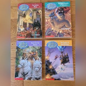 The Secrets of Droon 4 separate books in the Scholastic series by Tony Abbott.